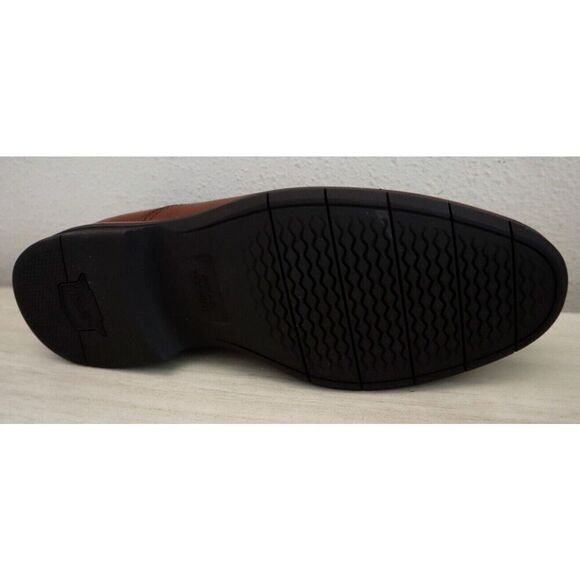 Florsheim Men's 9W Cognac Tumbled/Brown Leather Norwalk Cap Toe Oxford - Picture 4 of 9